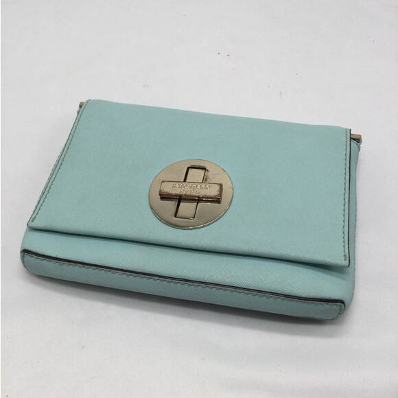 Kate Spade Sally Newbury Lane Saffiano Crossbody Bag Grace Blue - Picture 8 of 8